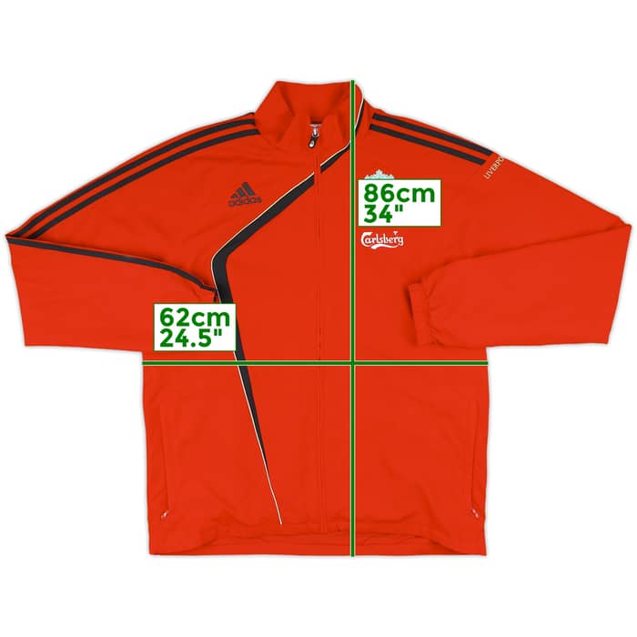 2009-10 Liverpool adidas Track Jacket - 8/10 - (L/XL)
