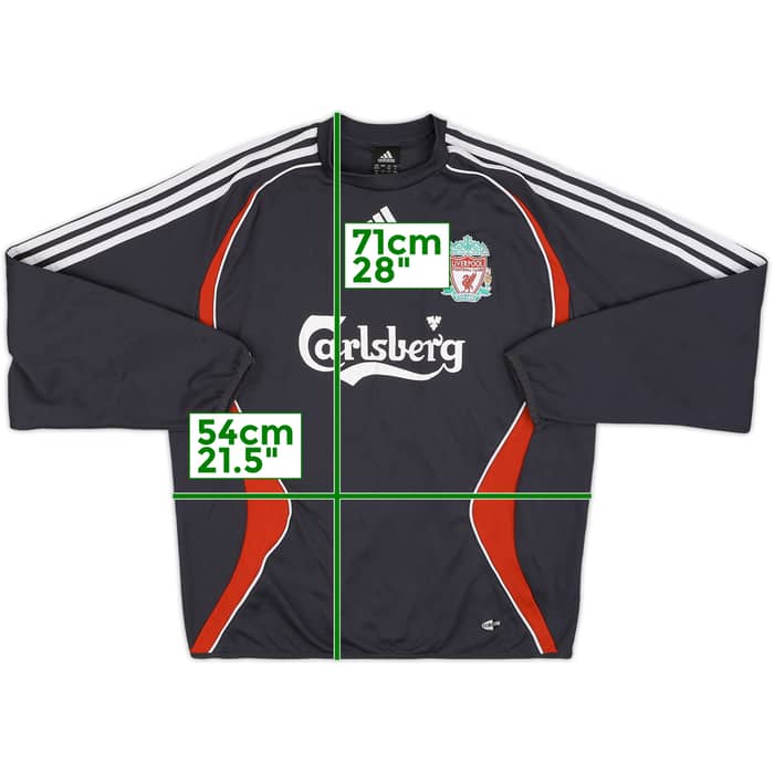 2006-07 Liverpool adidas Sweat Top - 8/10 - (M)