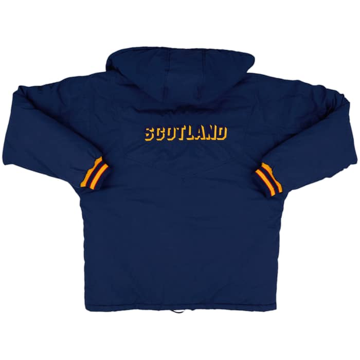 1990-92 Scotland Umbro Padded Hooded Bench Coat - 8/10 - (M)
