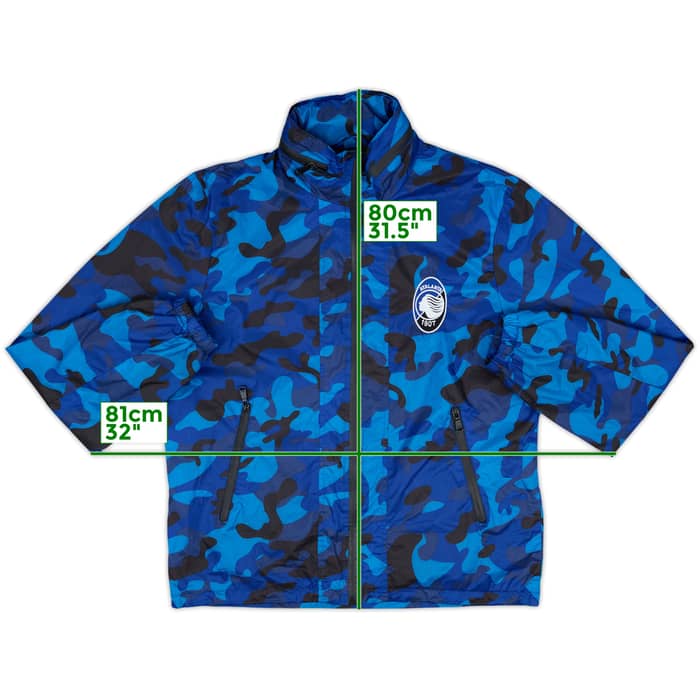 2013-14 Atalanta Hooded Rain Jacket - 8/10 - (L)