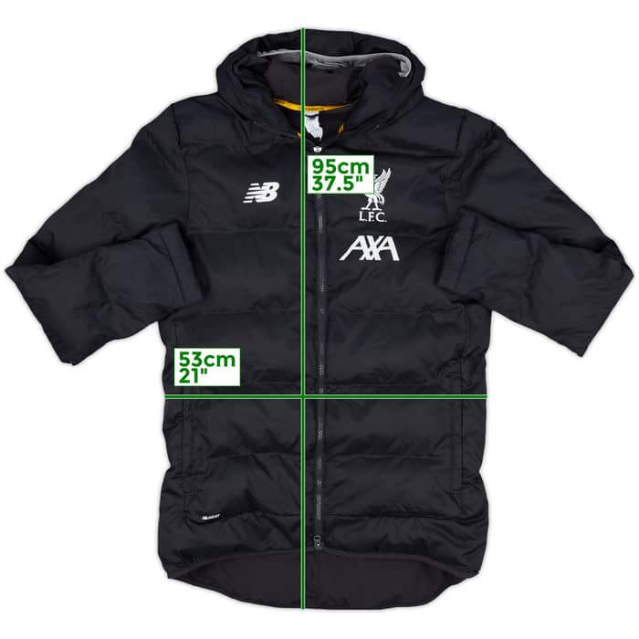 2019-20 Liverpool New Balance Padded Bench Coat - 9/10 - (M)