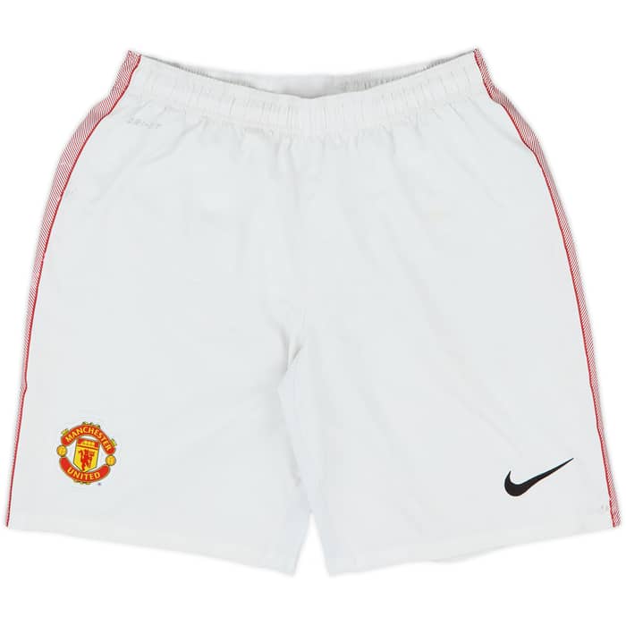 2012-13 Manchester United Home Shorts - 7/10 - (L)