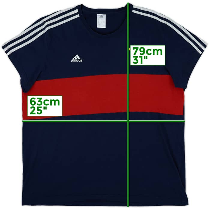 2017-18 Bayern Munich adidas Cotton Tee - 9/10 - (XXL)