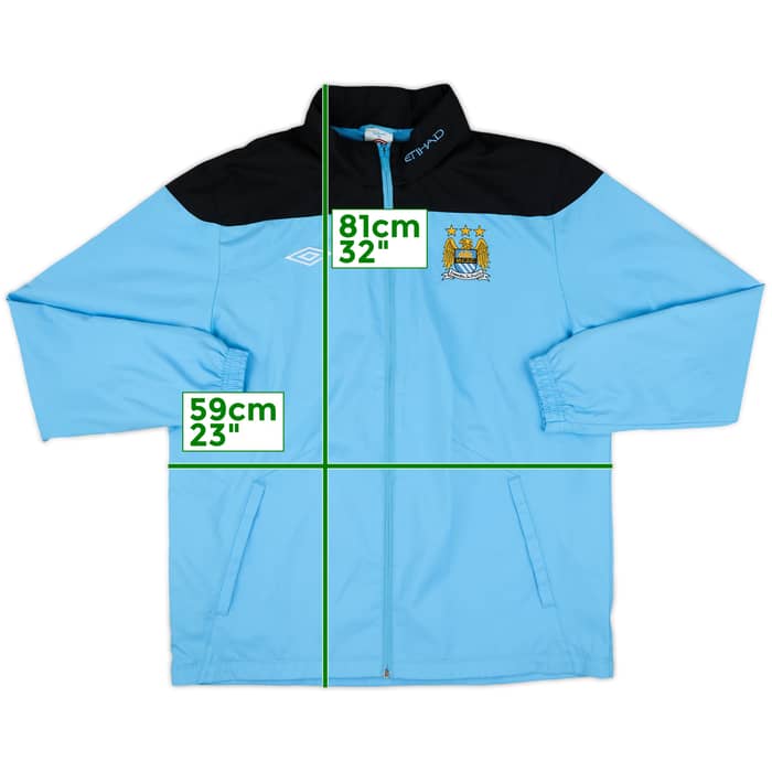 2011-12 Manchester City Umbro Track Jacket - 9/10 - (L)