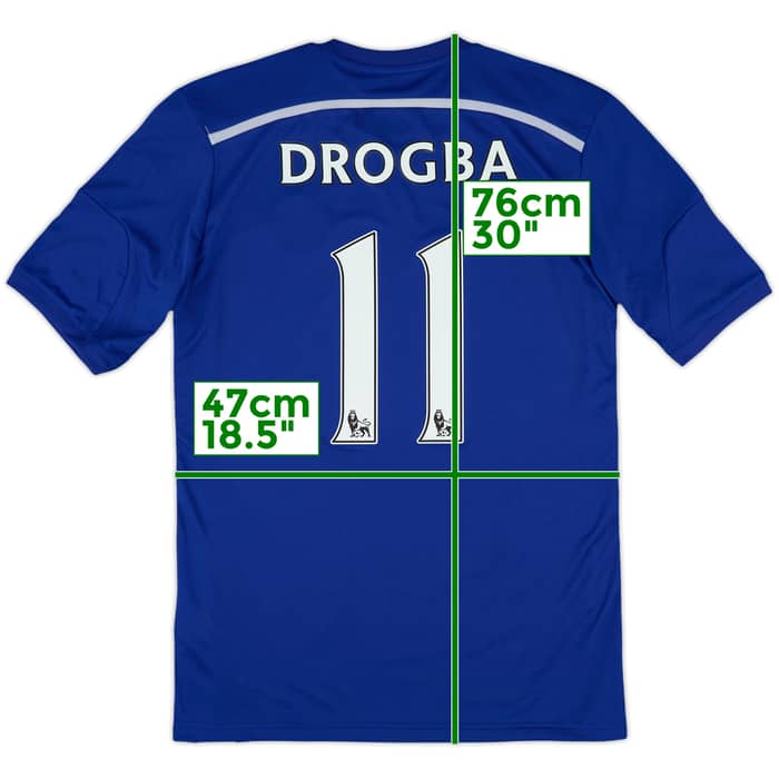 2014-15 Chelsea Home Shirt Drogba #11 (M)
