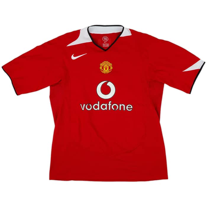 2004-06 Manchester United Home Shirt J.S.Park #13 - 9/10 - (L)