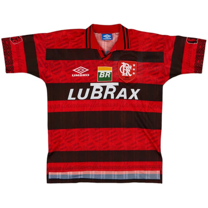 1995-96 Flamengo Centenary Home Shirt - 8/10 - (L)