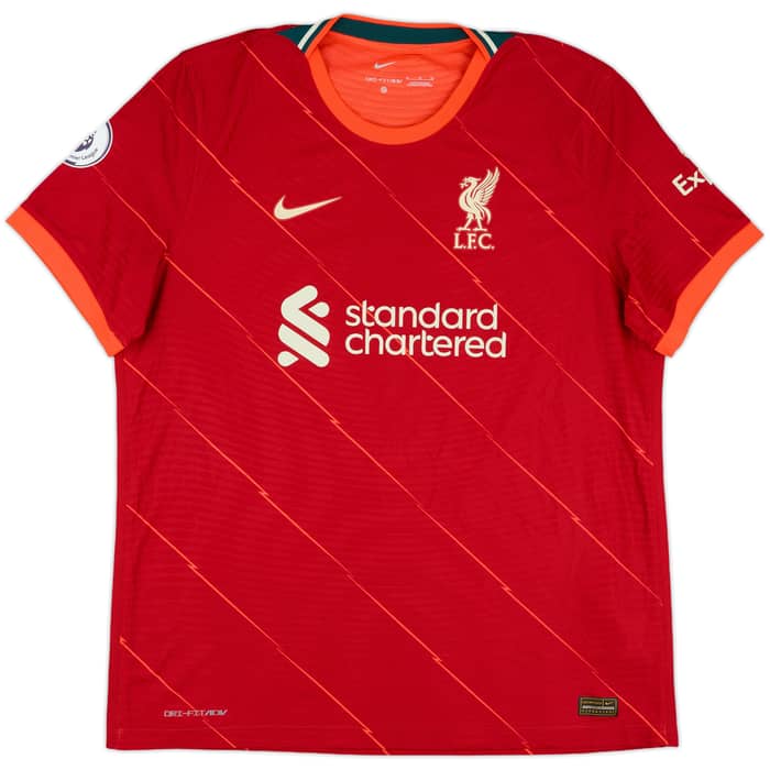 2021-22 Liverpool Authentic Home Shirt Henderson #14 - 8/10 - (XL)