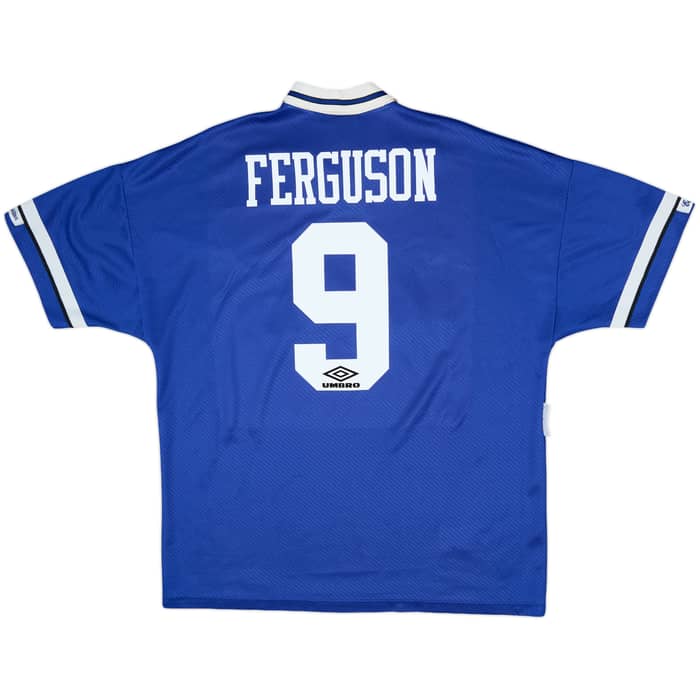 1993-95 Everton Home Shirt Ferguson #9 - 8/10 - (XL)