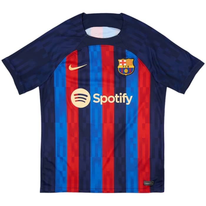2022-23 Barcelona Home Shirt R. Araujo #4 - 5/10 - (M)