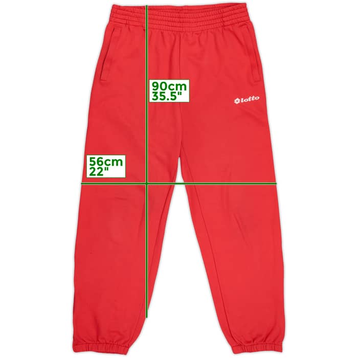 1997-98 AC Milan Lotto Track Pants/Bottoms - 8/10 - (L)