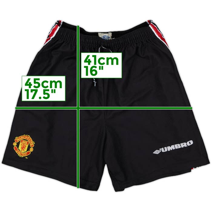 1998-00 Manchester United Away Shorts - 8/10 - (XL.Boys)