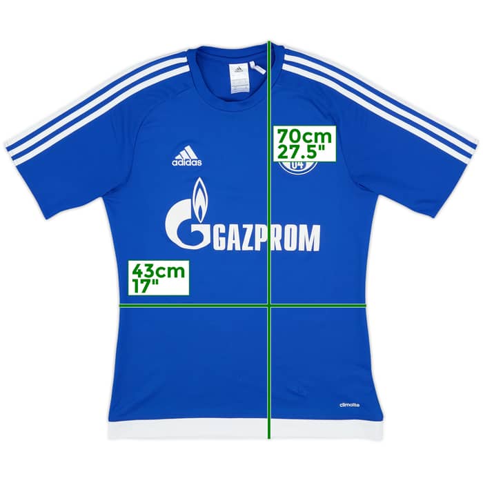 2017-18 Schalke adidas Training Shirt - 6/10 - (S)