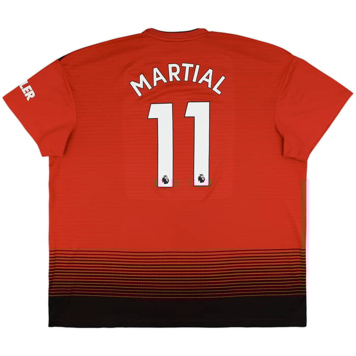 2018-19 Manchester United Home Shirt Martial #11 - 5/10 - (3XL)