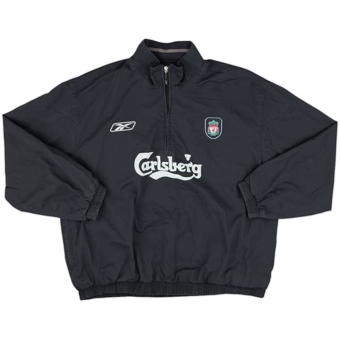 2002-03 Liverpool Reebok 1/4 Zip Drill Top - 8/10 - (XXL)