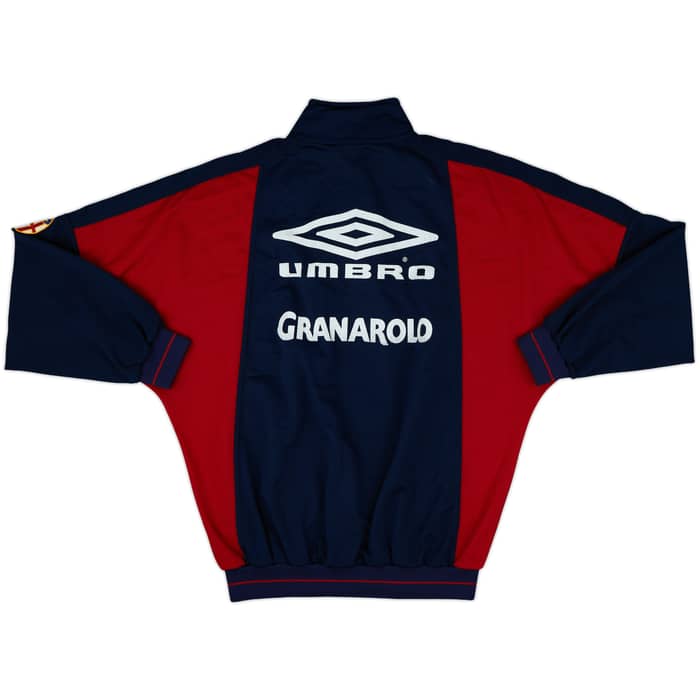 2000-01 Bologna Umbro 1/4 Zip Drill Top - 8/10 - (L)
