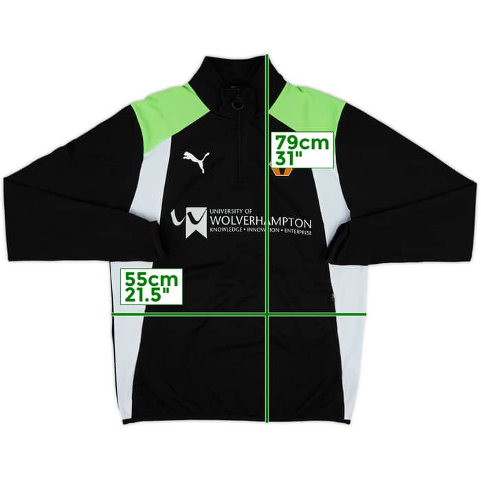 2016-17 Wolves Puma 1/4 Zip Drill Top - 8/10 - (L)