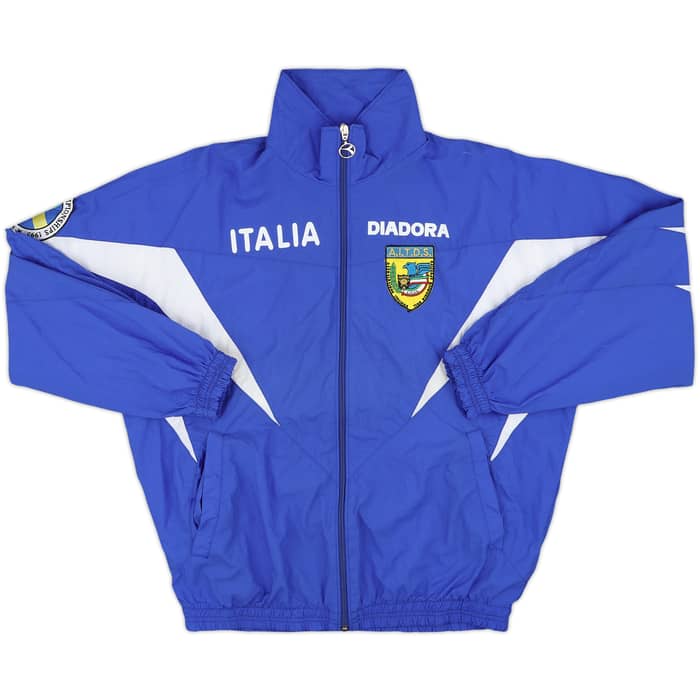 1995 Italy Sports Shooting Diadora Track Jacket - 9/10 - (XL)
