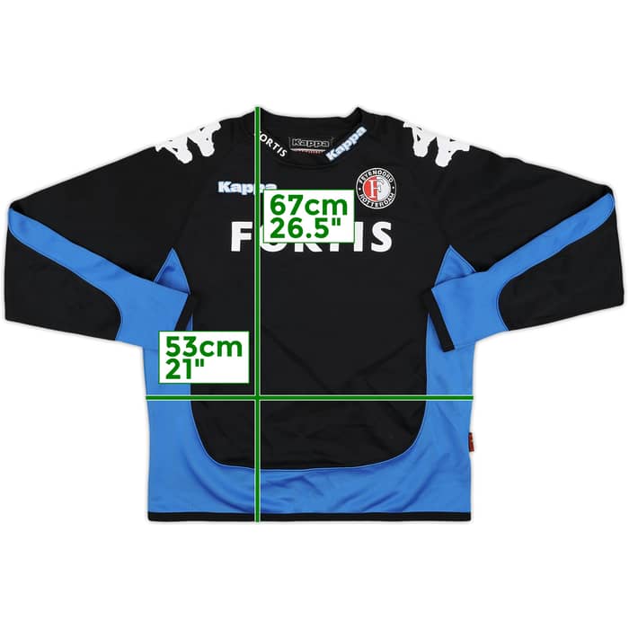 2006-07 Feyenoord Kappa Sweat Top - 8/10 - (M)