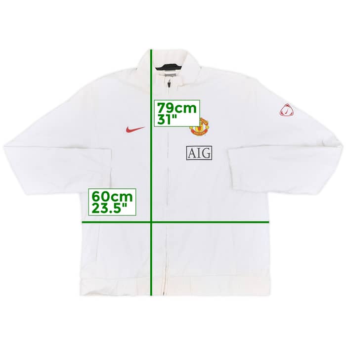2009-10 Manchester United Nike Track Jacket - 8/10 - (XL)