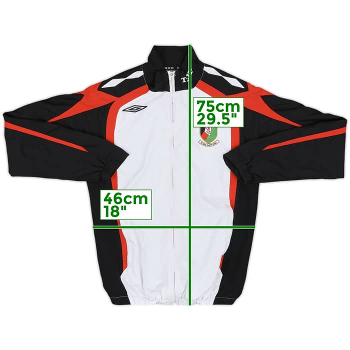2007-08 Glentoran Umbro Track Jacket - 8/10 - (S)