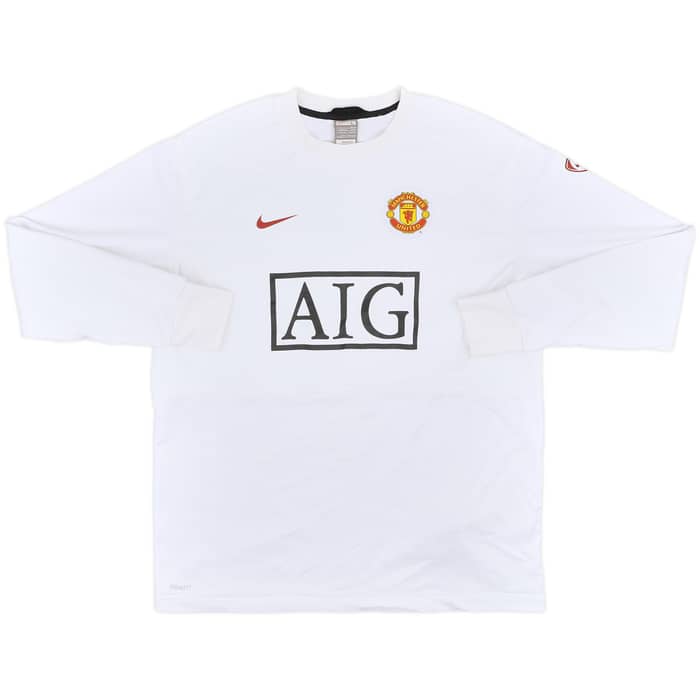 2009-10 Manchester United Nike Sweat Top - 8/10 - (L)