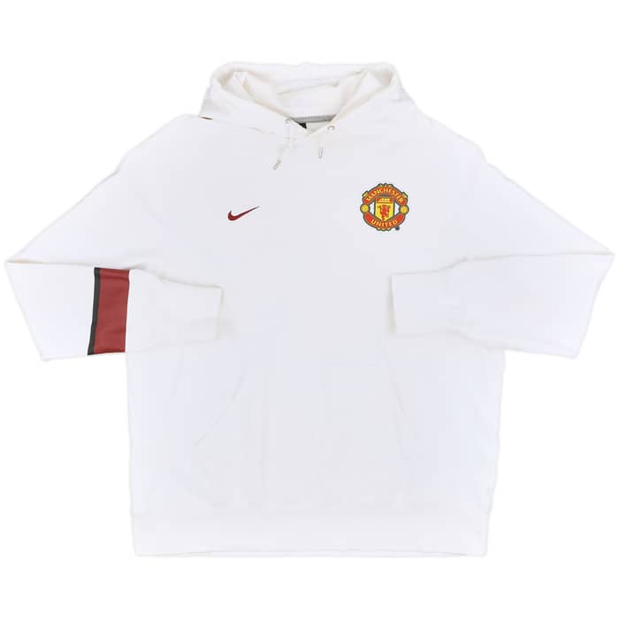 2013-14 Manchester United Nike Hooded Sweat Top - 8/10 - (XXL)