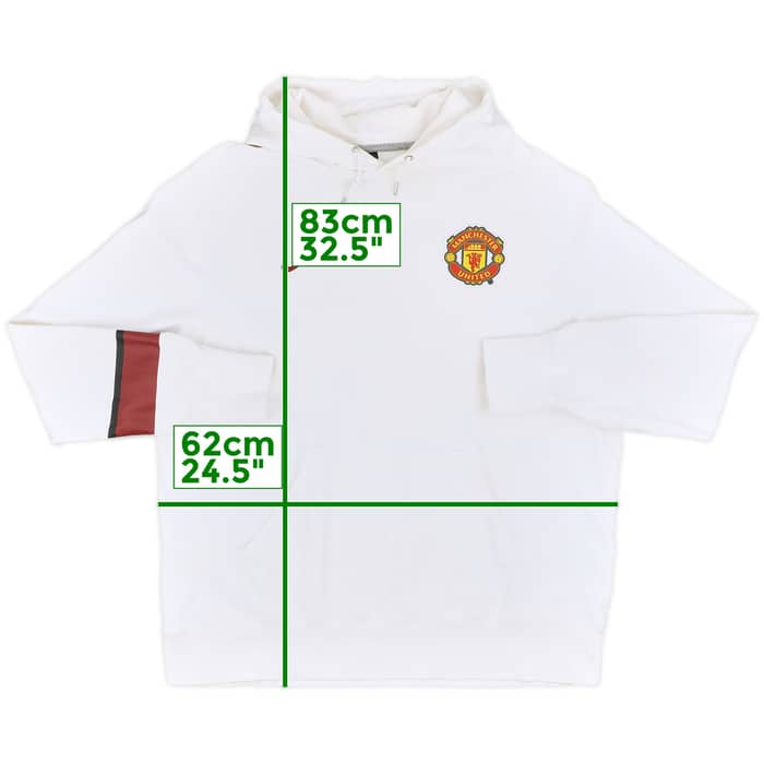 2013-14 Manchester United Nike Hooded Sweat Top - 8/10 - (XXL)