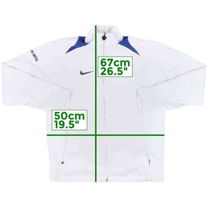 2005-06 Manchester United Nike Track Jacket - 6/10 - (L.Boys)
