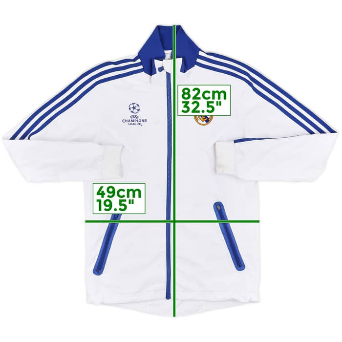 2010-11 Real Madrid adidas CL Track Jacket - 6/10 - (XL.Boys)