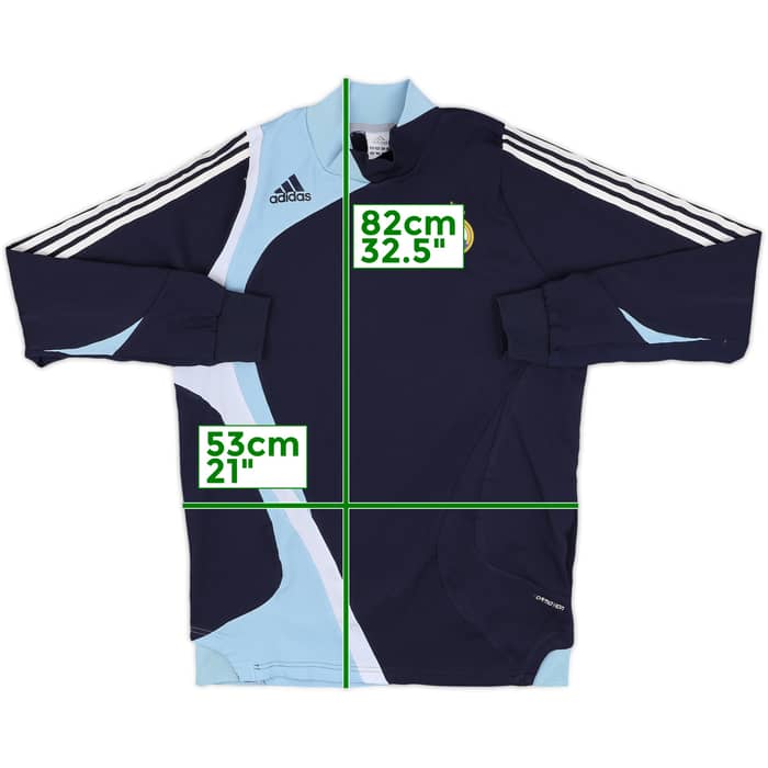 2007-08 Real Madrid adidas Drill Top - 8/10 - (L/XL)
