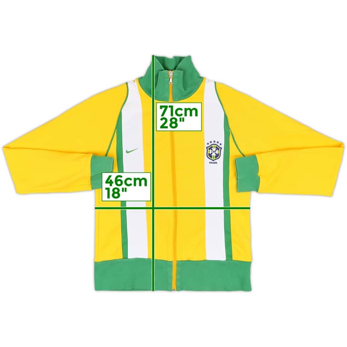 2005-06 Brazil Nike Track Jacket - 8/10 - (Women's XL)