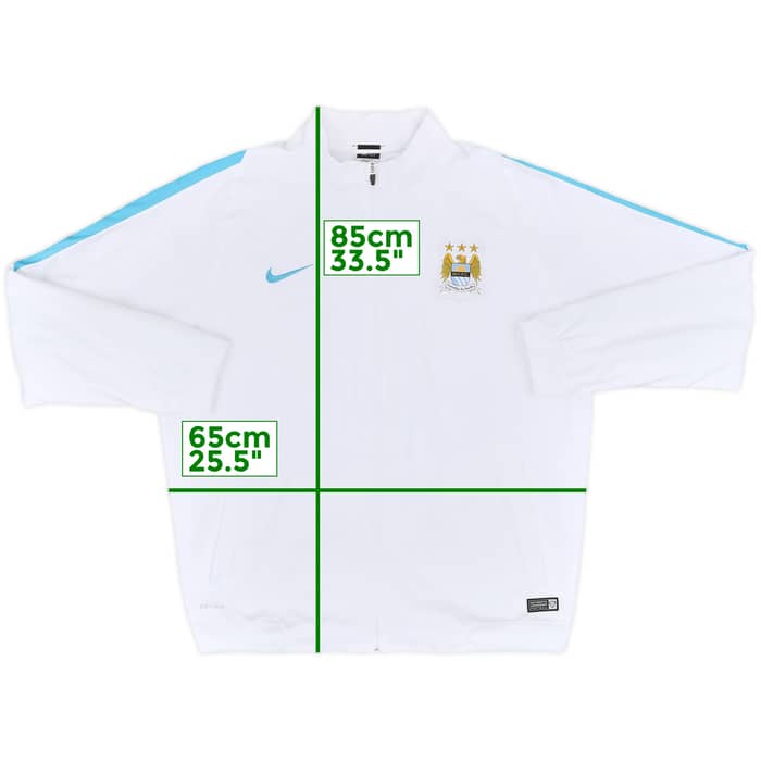 2016-17 Manchester City Nike Track Jacket - 9/10 - (XXL)