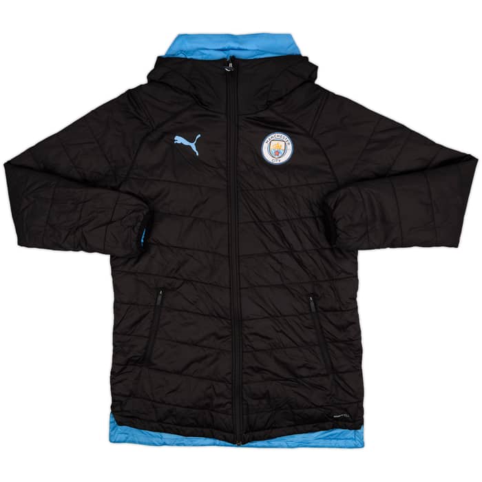 2019-20 Manchester City Puma Reversible Padded Bench Coat - 10/10 - (XL)