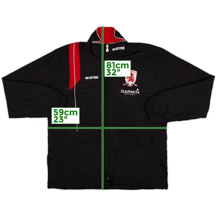 2007-08 Middlesbrough Errea Track Jacket - 8/10 - (L)