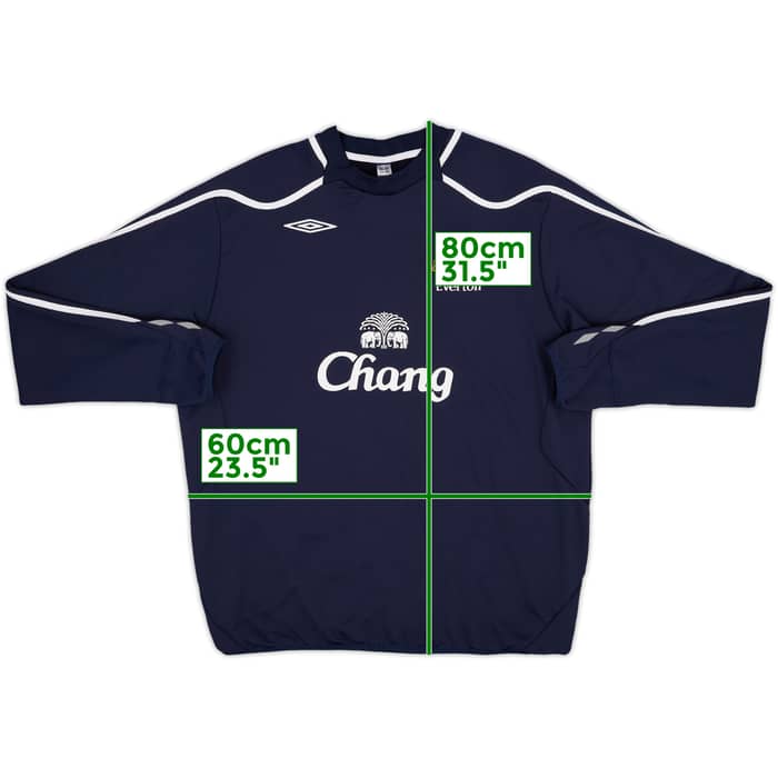 2007-08 Everton Umbro Sweat Top - 8/10 - (XXL)