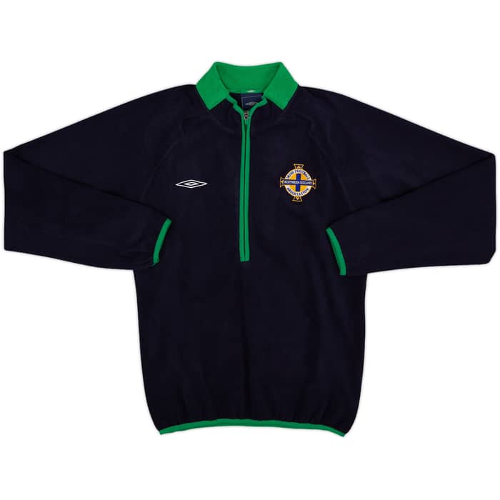 2007-09 Northern Ireland Umbro 1/4 Zip Fleece Top - 8/10 - (S)