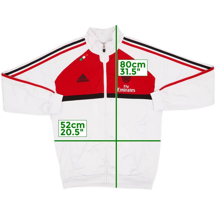 2011-12 AC Milan adidas Track Jacket - 8/10 - (M/L)