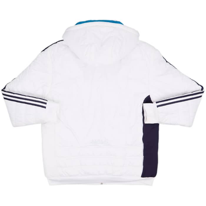 2011-12 Real Madrid adidas Padded Hooded Bench Coat - 8/10 - (L)
