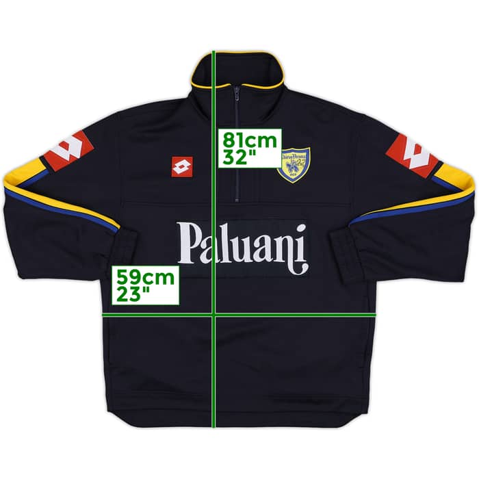 2005-06 Chievo Verona Lotto 1/4 Zip Training Top - 6/10 - (L)