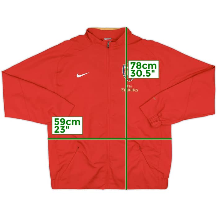 2008-09 Arsenal Nike Track Jacket - 8/10 - (L)