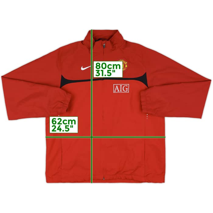 2009-10 Manchester United Nike Track Jacket - 7/10 - (L)