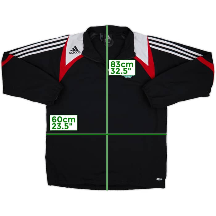 2007-08 Liverpool adidas 1/4 Zip Track Jacket - 9/10 - (L)