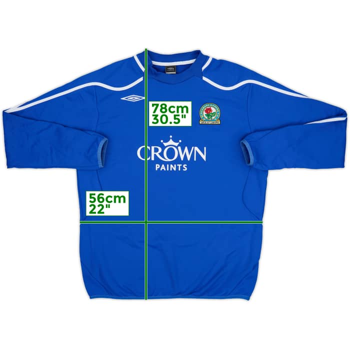 2008-09 Blackburn Rovers Umbro Sweat Top - 8/10 - (XL)