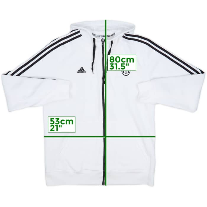 2015-16 Juventus adidas Hooded Sweat Top - 8/10 - (L)