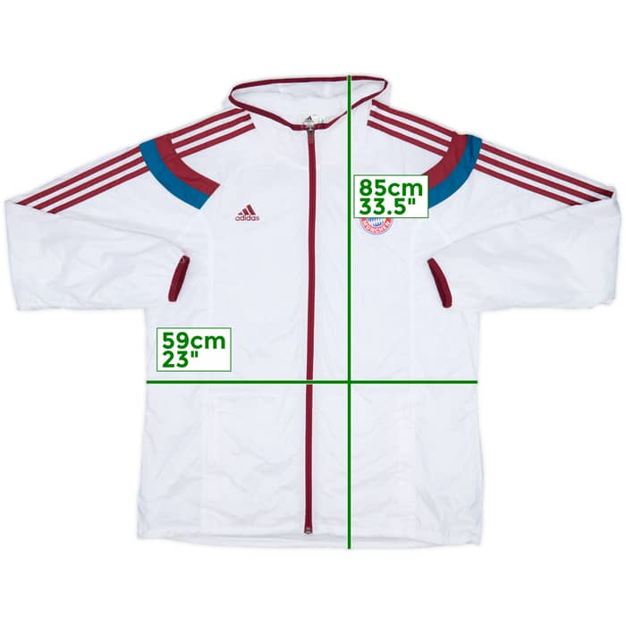 2014-15 Bayern Munich adidas Hooded Track Jacket - 10/10 - (XL)