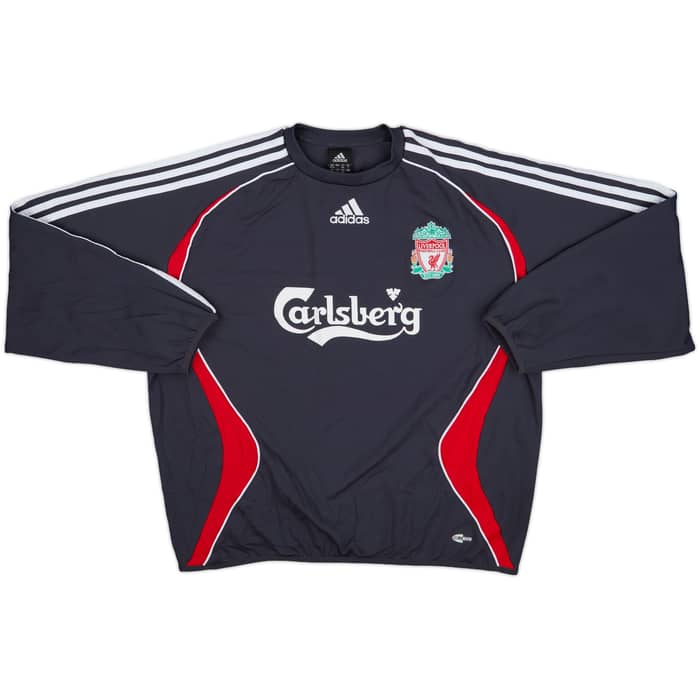 2006-07 Liverpool adidas Sweat Top - 10/10 - (L)