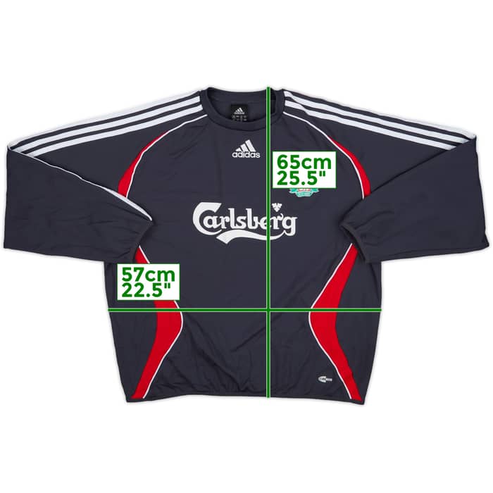 2006-07 Liverpool adidas Sweat Top - 10/10 - (L)