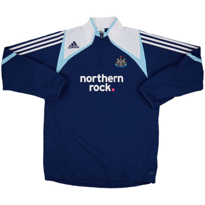 2007-08 Newcastle adidas 1/4 Zip Track Jacket - 10/10 - (M)