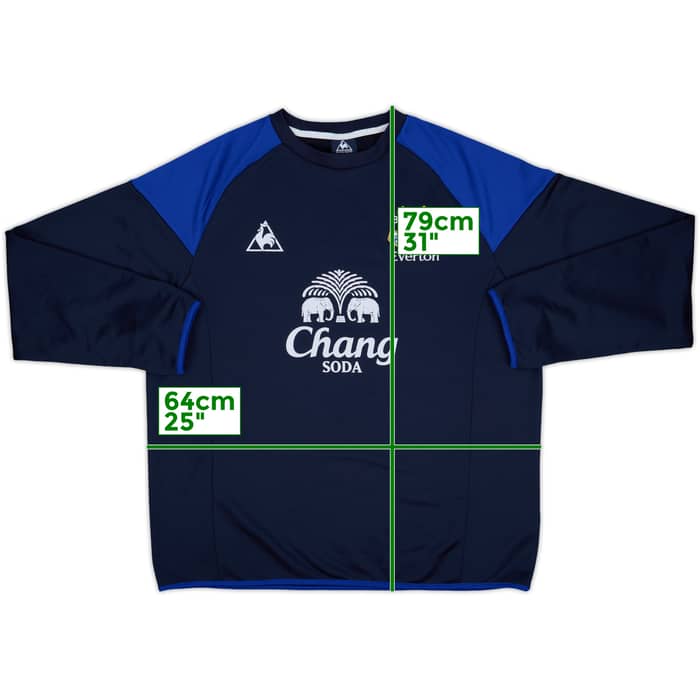 2011-12 Everton Le Coq Sportif Sweat Top - 9/10 - (XL)
